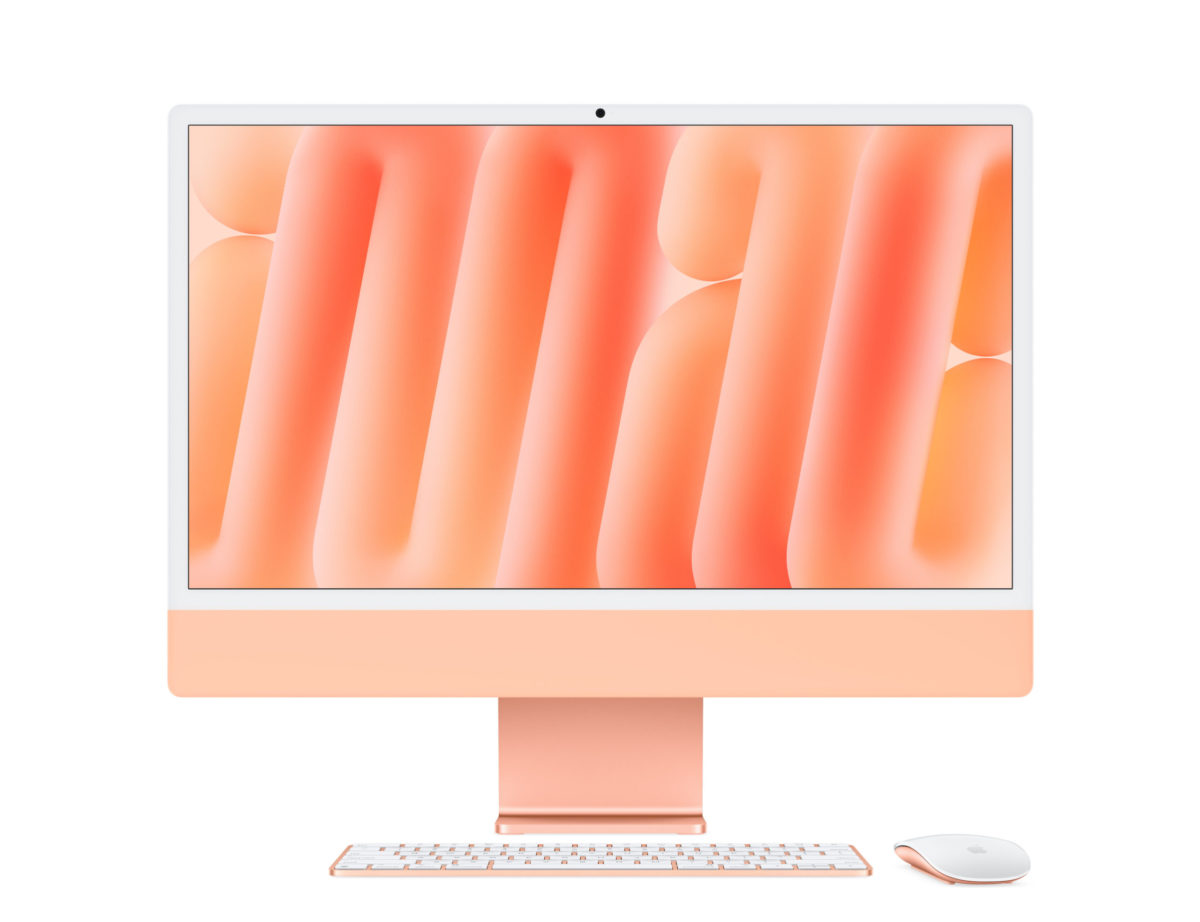 iMac M4 2024 256 Gb 16 Gb Оранжевый — изображение 1