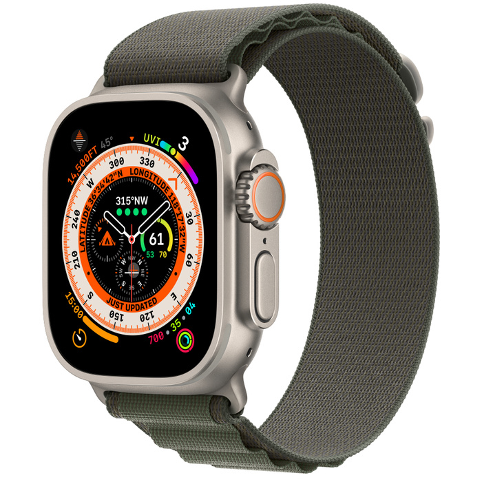 Apple Watch Ultra Alpine Loop Зелёный — изображение 1